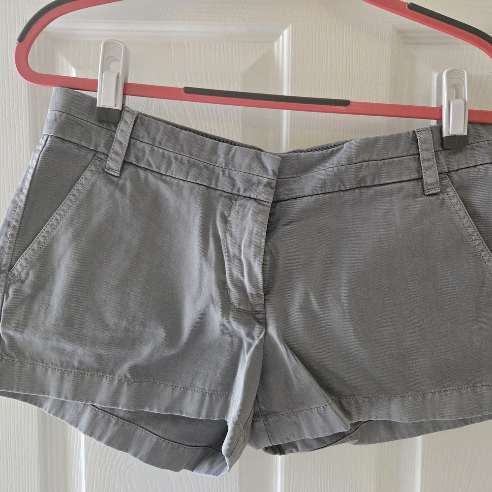 J. Crew Gray Shorts Classic Cotton Blend